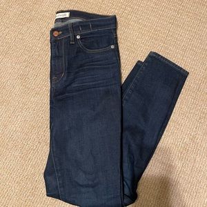 Madewell High Riser Skinny Jeans Denim, Size 27